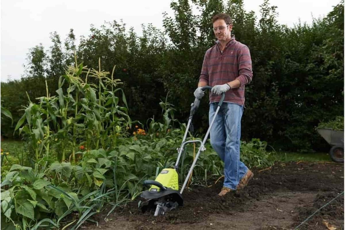 Electric Cultivator NZ; 11 KG Weight 3 Wheels Yellow Green Color